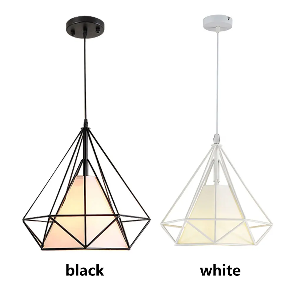 Металлическая подвессветильник лампа E27 в стиле ретро Минималистичная железная