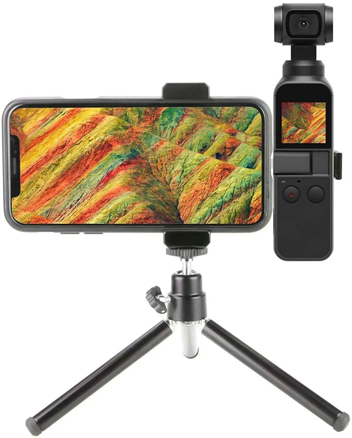 Раздвижной держатель сотового телефона и комплект штатива для DJI Osmo Pocket/Pocket 2 Handheld