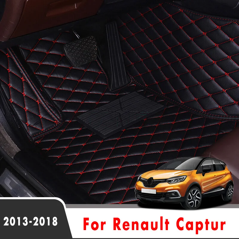 Для ЕС Renault Captur (B платформа) 2018 2017 2016 2015 2014 2013 автомобильные коврики Стайлинг под