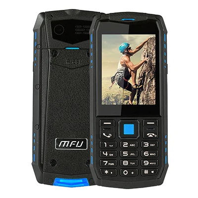 Blue Водонепроницаемые противоударные мобильные телефоны MFU A903S 3g IP68 2," 2700 мАч двойная камера Две sim-карты FM фонарик GPRS SOS сотовые телефоны - Цвет: Blue