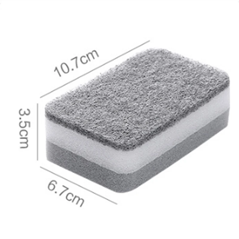 

10pcs Home Kitchen Dishwashing Sponge Cleaning Pad Sponge Cloth Cleaning Sponge Household Sponge Scouring Pad