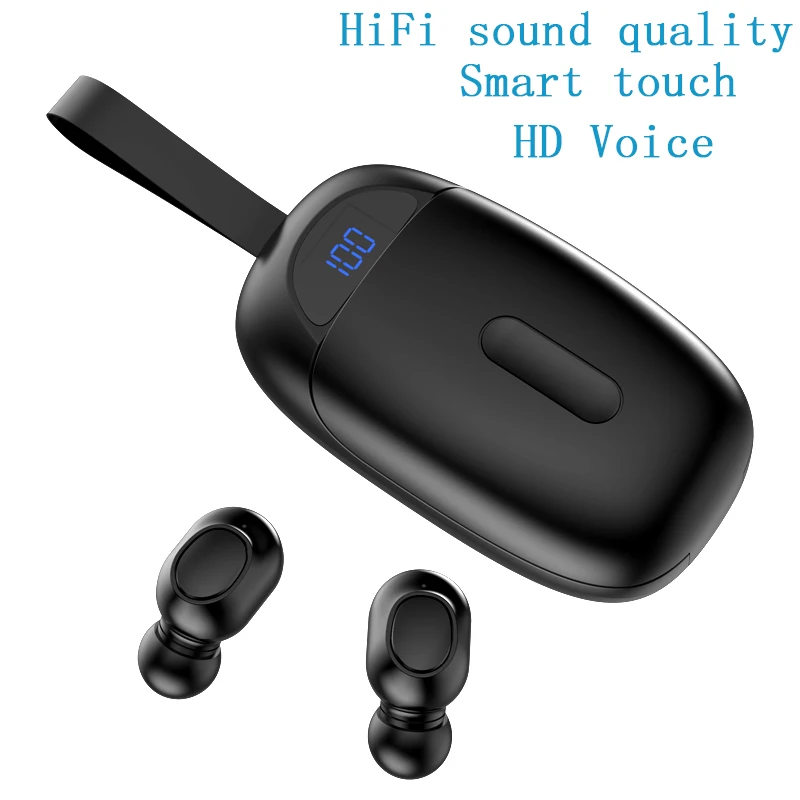 

TWS-мини-наушники; Стереонаушники; HiFi; Настоящие беспроводные Bluetooth-наушники; Наушники-вкладыши; Водонепроницаемые; Для спорта