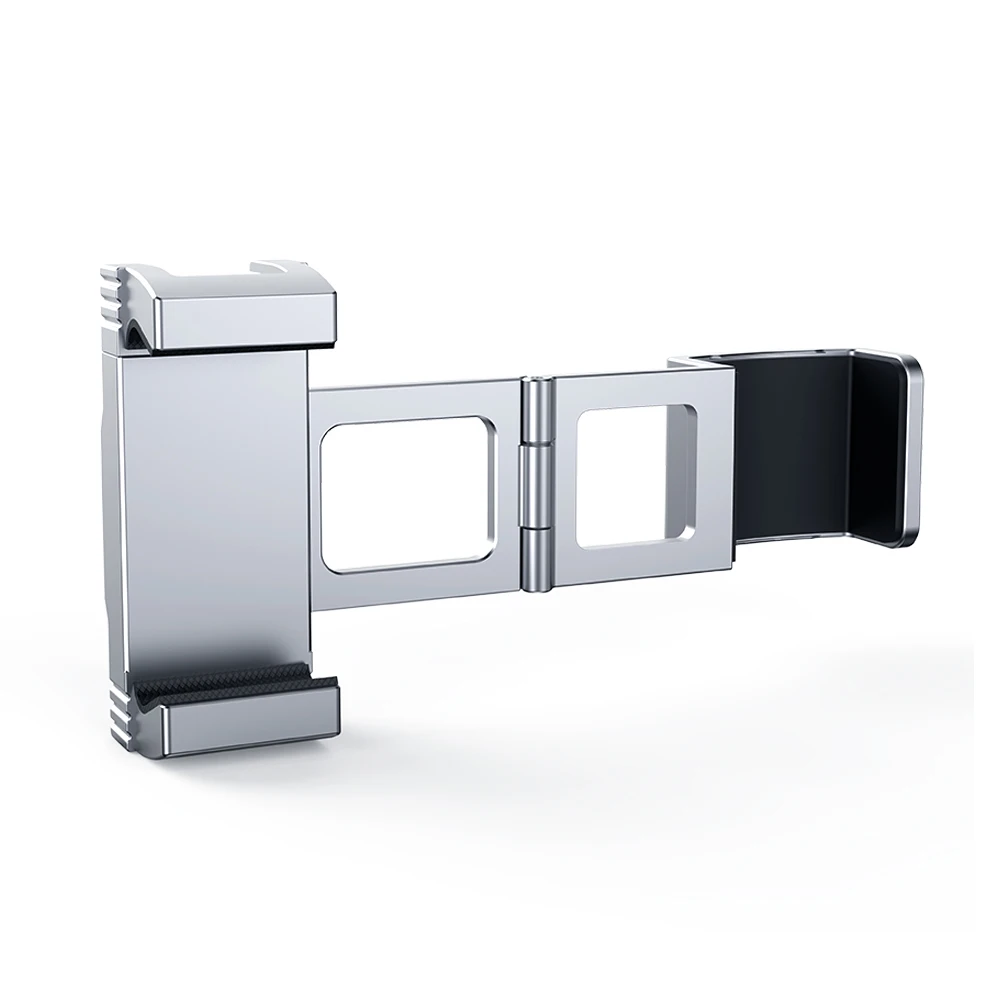 Foldable Metal Smartphone Clamp for DJI Pocket 2/Osmo Standard 1/4in Screw Tripod Bracket Cold Shoe Microphone | Электроника