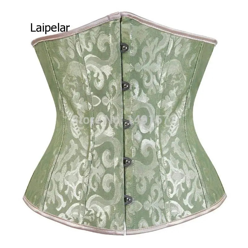 

Sexy Corset Underbust Waist Cincher Corsets Gothic Corset Top Bustier Plus Size Corpete Corselet Black White Red Blue 2021