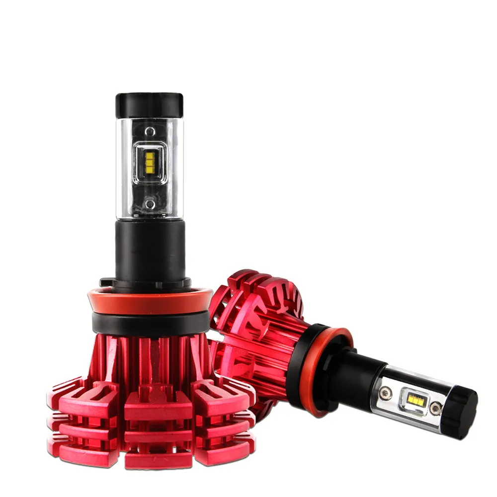 NIGHTEYE H4 светодиодный лампы для передних фар H1 H11 9005 9006 чипов 60 Вт 10000LM 6500 к