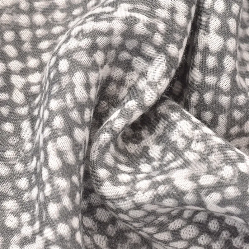 2020 Женская ацтекская Мода леопардовая Зебра кисточка вискозная шаль шарф осень