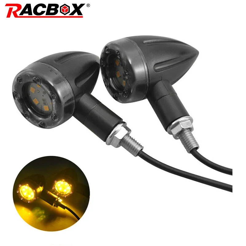 2 шт. универсальные поворотные стоп сигналы для мотоциклов 10 мм| |