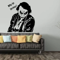 joker poker monster movie vinyl decal wall sticker home decor living room design art removable mural