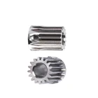 Детали для 3D-принтера DDB, экструдер, зубчатая шестерня Betch Upgrade, 17 Зубцов, отверстие 5 мм, шестерня из нержавеющей стали, экструзионная Шестерня титанового двигателя, Редукторная нить