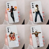 the king of fighters phone case transparent for oppo reno a 1 2 3 4 5 7 8 z 2z se ace pro moible bag