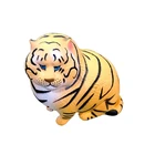 Супер милый толстый Тигр выражение посылка украшение автомобиля фигурка маленький тигр Подарочная коробка Домашний декор для спальни коллекционная игрушка