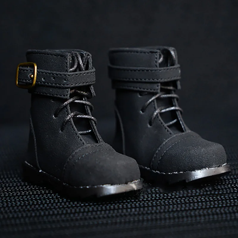 

Bybrana Bjd Doll Shoes Doll Accessories Fashion Short Shoes Boots Black Brown