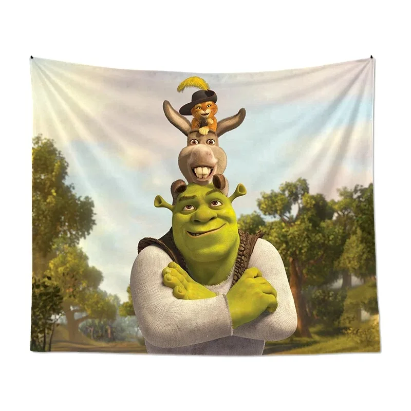 

Shrek Fashion Room Decor Pattern Tapestry Multicolor Mandala Print Tapestry Indian Boho Wall Bedroom Carpet Bed Sheets