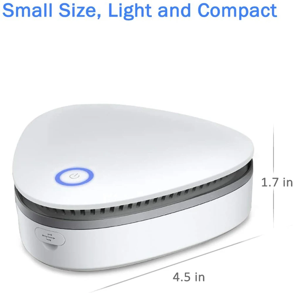 

Mini Ozone Generator,Portable Odor Eliminator Deodorizer for Home,Car,Refrigerator,Shoe Cabinet, Hunting Bag