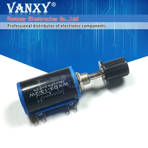 1 шт. WXD3-13 2 Вт потенциометр + 1 ручка 100 200 220 470 680 1 K 2,2 K 3,3 K 4,7 K 5,6 K 6,8 K 10K 22K 33K 47K 100K Ohm WXD3-13-2W
