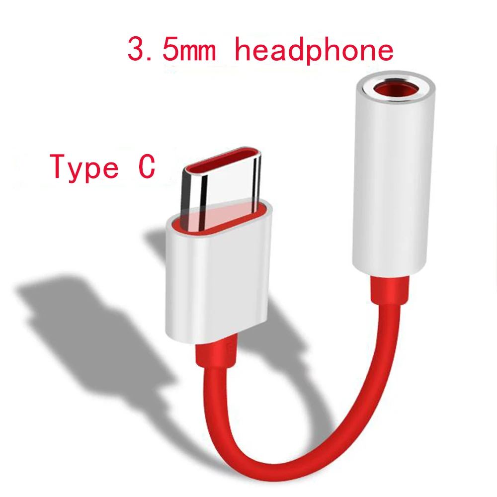 Оригинальный адаптер для наушников oneplus 6T 7 Pro usb Type C на 3 5 мм Aux аудио кабель 7T/7T c