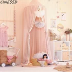 Шифоновый кружевной навес для кровати принцессы Москитная сетка подвесная занавеска детская внутренняя и наружная Игровая палатка для чтения украшение для детской спальни