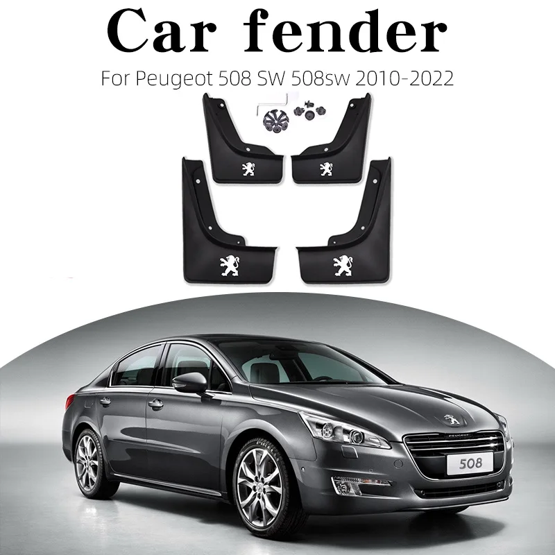 

Car Mud Fender For Peugeot 508 SW 508 Sw 2013-2019 Flaps Splash Guard Cover Mudguard Splasher Accessories
