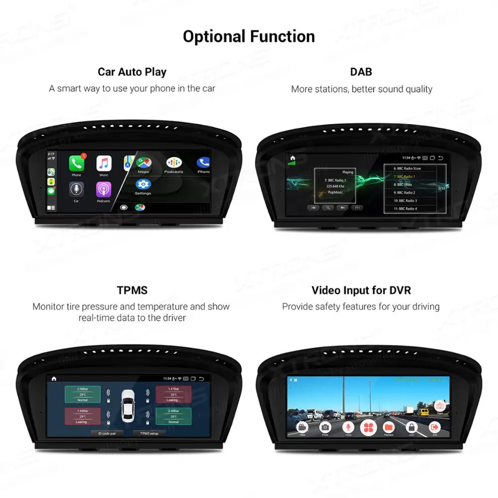 XTRONS 8 ''Android 10 0 оригинальный радио CD плеер GPS для BMW 3 серии E90 E91 E92 E93 2009 2012 CIC 5 E60 E61