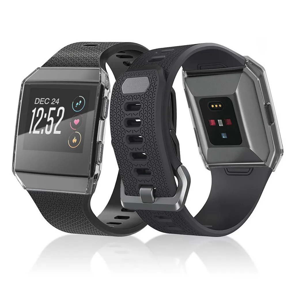 20/все вокруг экрана Защитный чехол для Fitbit Ionic Смарт часы покрытие из ТПУ протектор экрана закаленное 3D полное покрытие