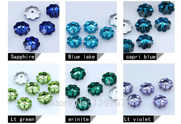 Бусины пуговицы в форме цветка сливы 72p 10 мм|glass sew on stone|sew stonesstrass chain |