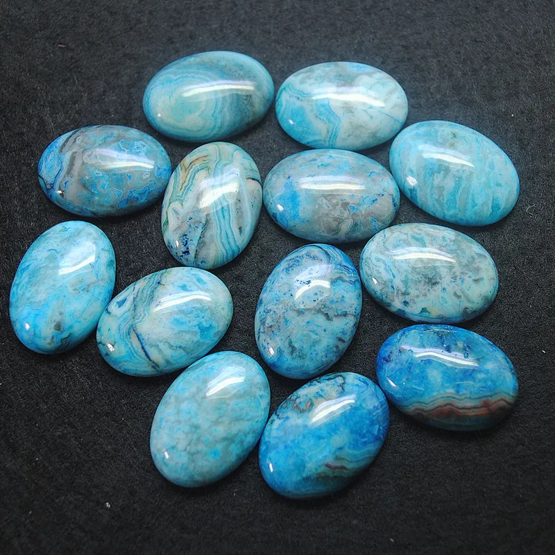 10 шт. натуральный драгоценный камень кабошоны овальной формы 18x25 мм аксессуары