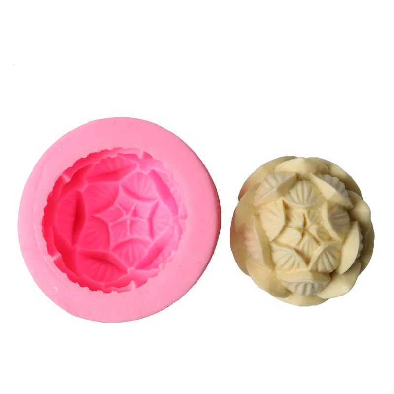 3D Красивая силиконовая форма в форме цветка лотоса сделай сам ручной работы для