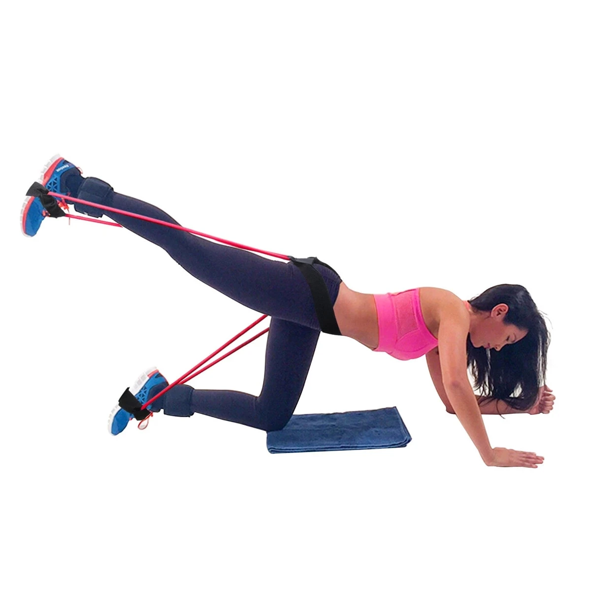 Для женщин 20lb красного цвета в стиле хип тренажер большой попой ремень ремешок