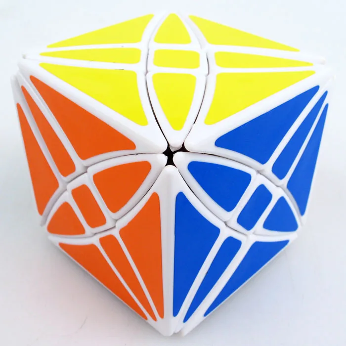 Волшебный куб Lanlan с цветком Рекс скоростной головоломка 8 осевой шестигранный