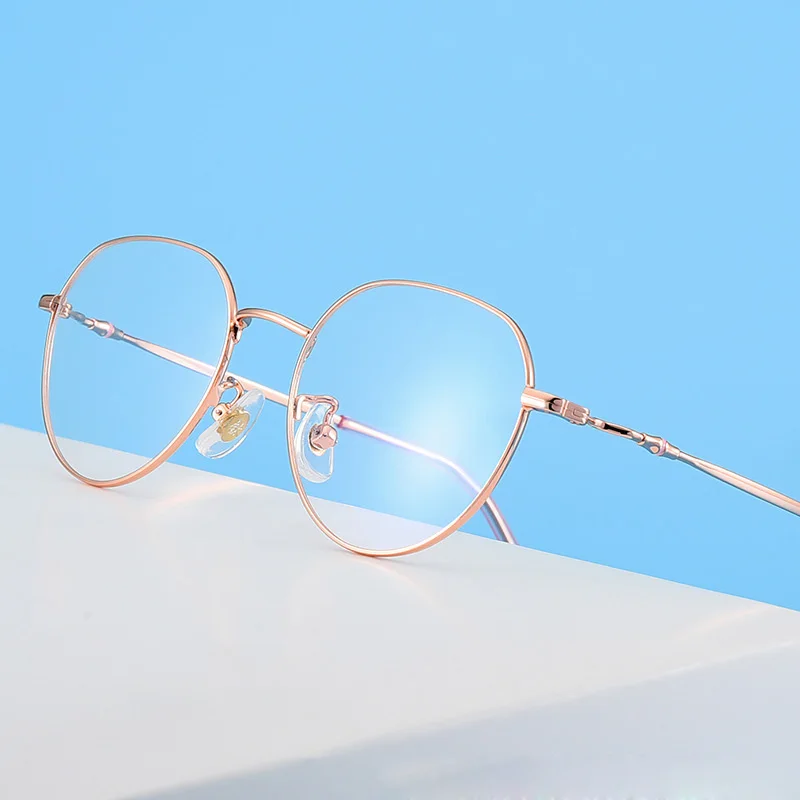 Очки из чистого титана 2024 корейский бренд дизайнерские очки для близорукости