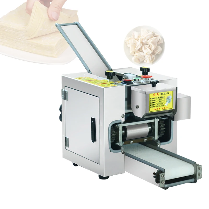 

Automatic Dumpling Wrapper Making Machine Spring Roll Skin Maker Crepe Tortilla Chapati Roti Machine