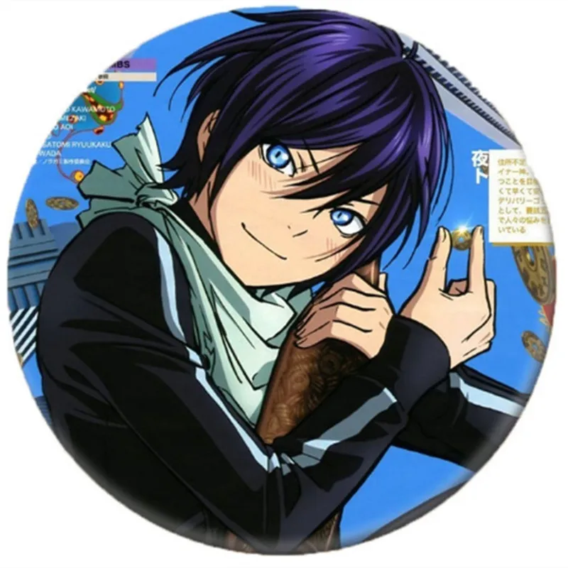 Бесплатная доставка аниме брошь норагами булавка Iki Hiyori значок косплея