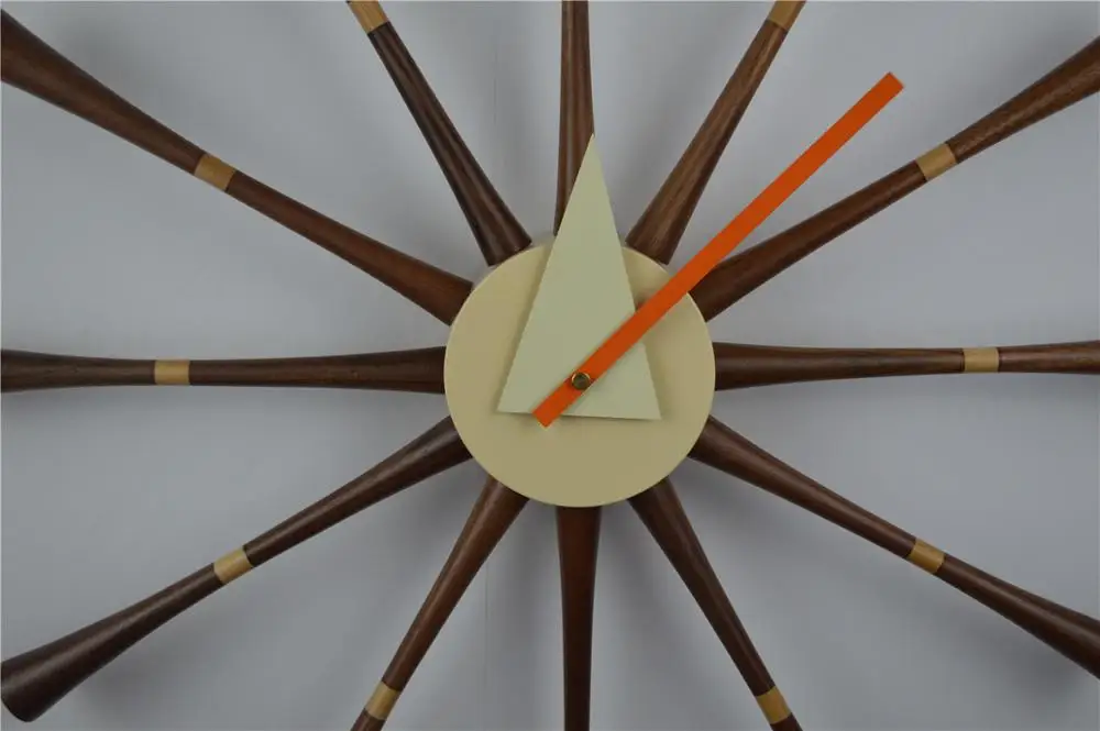 Скандинавский стиль шпинделя настенные часы Slience 54 см/Настенные декоративные