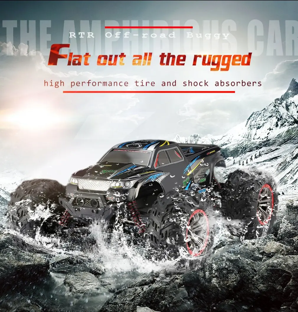 Высокое качество 9125 4WD 1/10 RC гоночный автомобиль с высокой скоростью 46 км/ч Электрический Supersonic грузовик внедорожник багги игрушки РТР