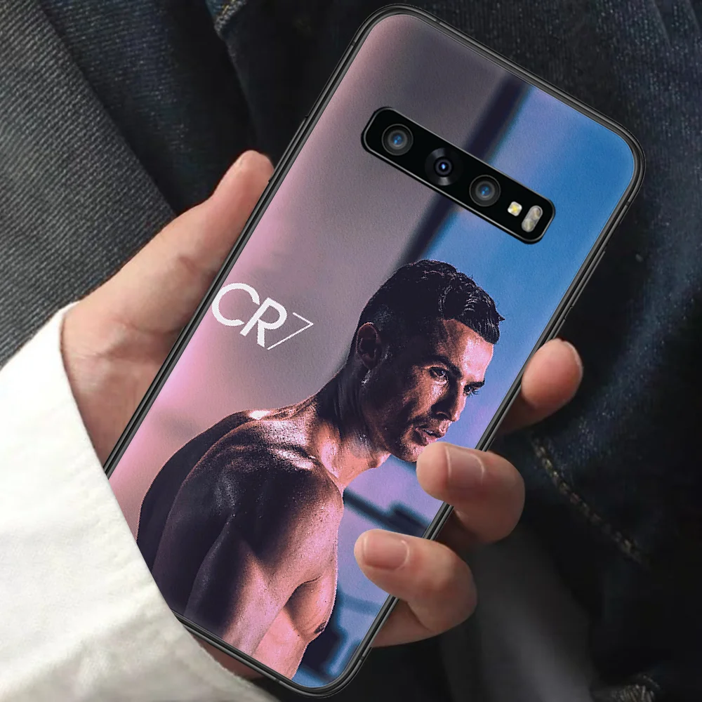 

Cristiano Ronaldo 7 CR7 Phone Case for Samsung Galaxy Note S 6 7 8 9 10 E 20 Ultra Edge Plus black Prime Fashion Cover Luxury