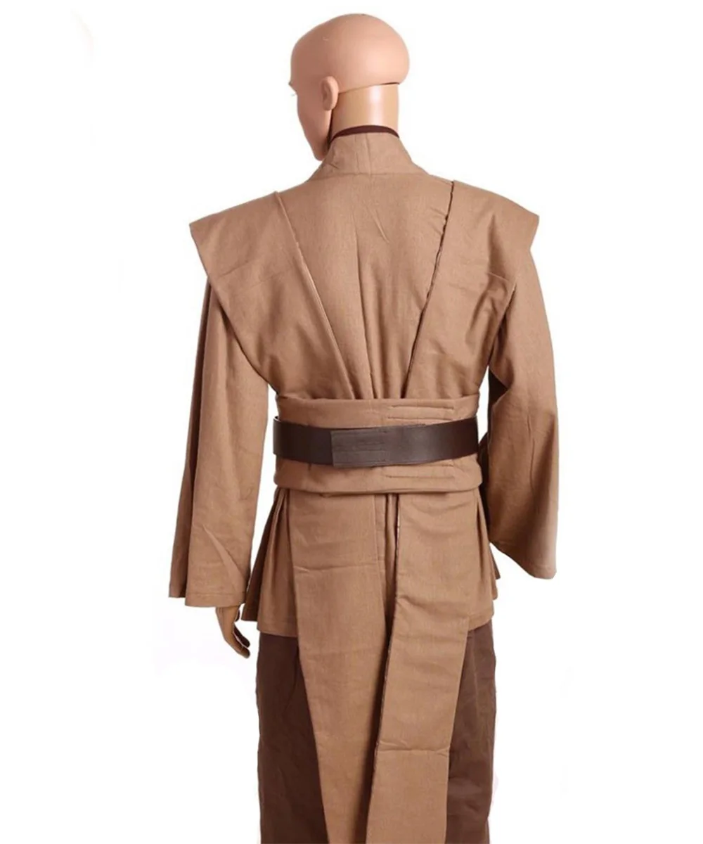 Звездные войны костюм Оби Ван Кеноби рыцаря джедая Взрослый мужской халат плащ