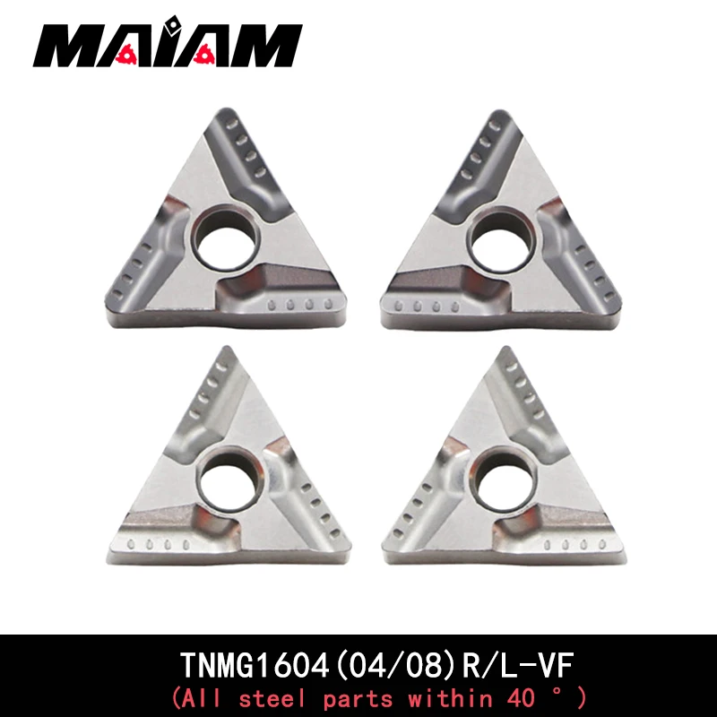 

High quality TNMG160404 TNMG160408 triangular grooving steel part rough machining TNMG1604 04 08 left insert right insert