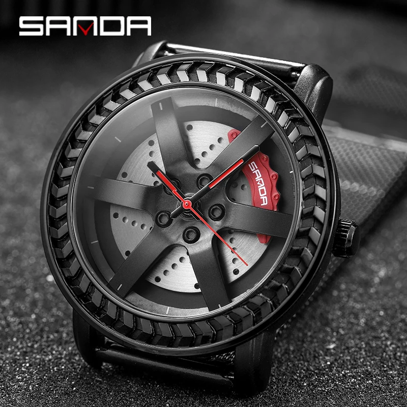 SANDA креативные водонепроницаемые наручные часы выполненные по индивидуальному
