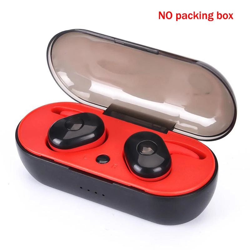 without packing box 1350 Bluetooth 5,0 наушники спортивные наушники с крючками TWS Super Bass Ture беспроводные наушники для мобильного телефона Быстрая - Цвет: without packing box