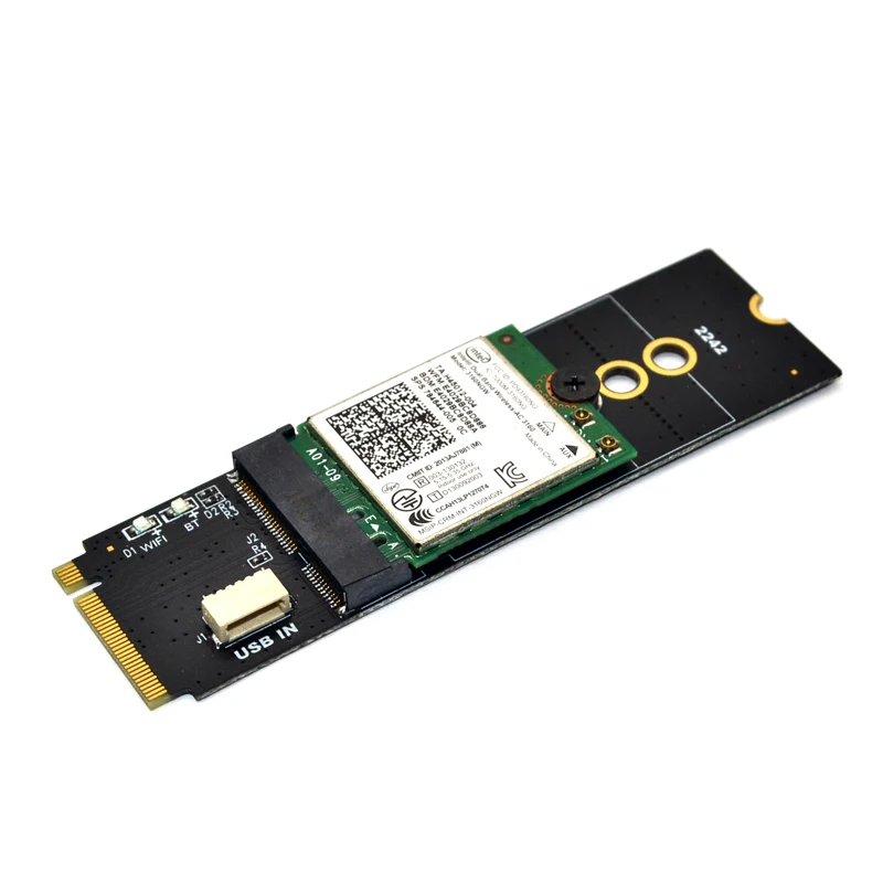 Адаптер M.2 для ключей внешняя карта адаптера NGFF PCIE Поддержка модуля беспроводной