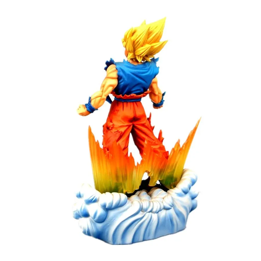 24 см Dragon Ball Z Супер Saiyan Son Goku Аниме Фигурки ПВХ Новая Коллекция игрушек для подарок