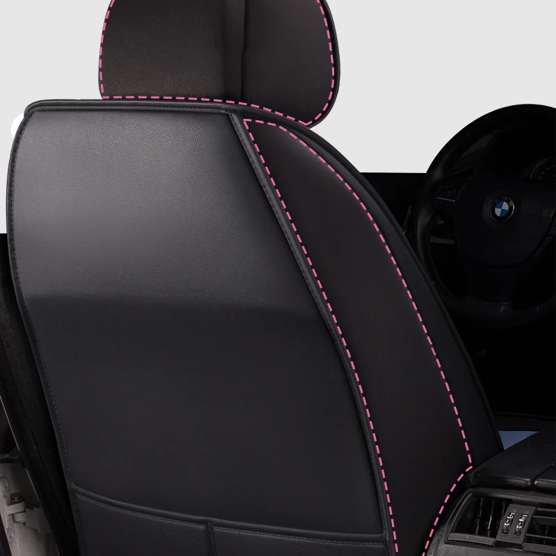 Coffee color Leather Car seat covers For skoda octavia 2 fabia 3 karoq tour kodiaq a7 superb mk2 yeti accessories | Автомобили и