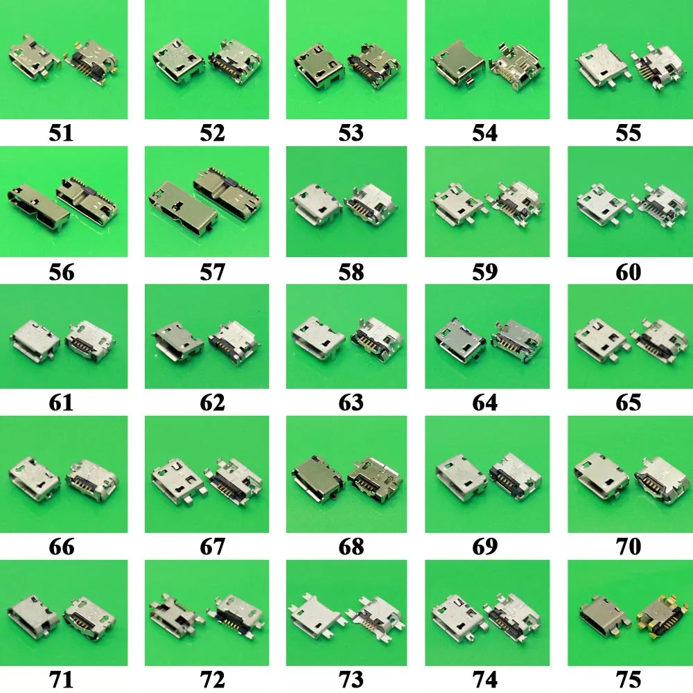 Модель 100 разъем micro usb мини 5 контактный набор для mp3 lenovo zte MOTO huawei samsung sony xiaomi