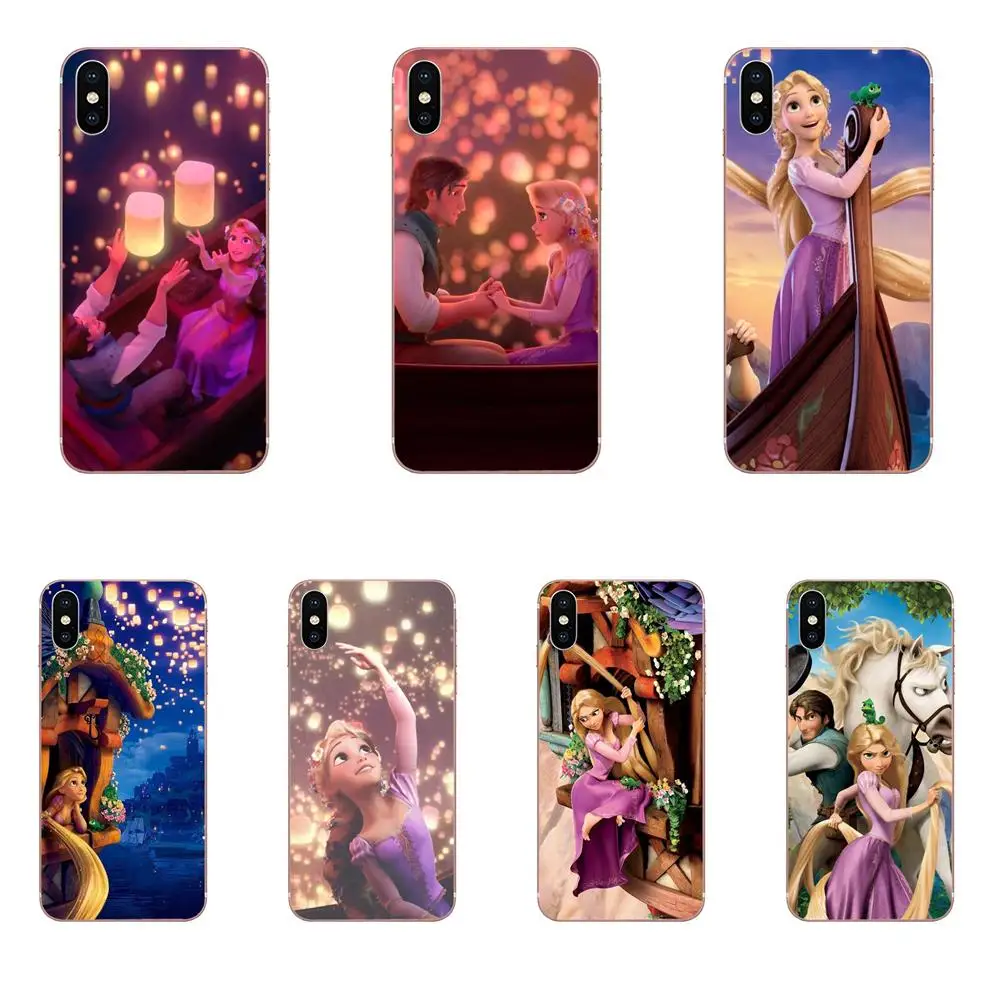 Мягкий чехол для телефона samsung Galaxy Note 5 8 9 S3 S4 S5 S6 S7 S8 S9 S10 5G mini Edge Plus Lite Rapunzel Princess Beautiful