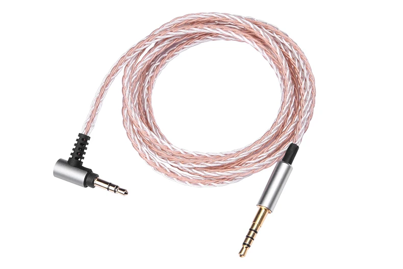 

4FT 3,5 мм 6-ядерный оплетка OCC аудио кабель для Denon AH-MM400 наушники