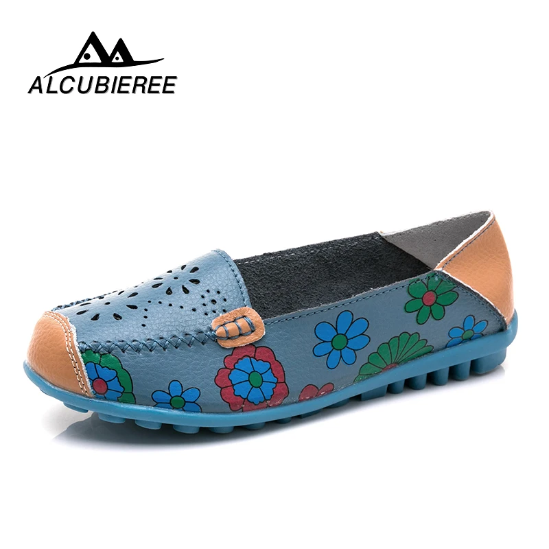 Женская обувь на плоской подошве из натуральной кожи лоферы повседневная