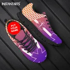 INSTANTARTS градиент арт фельдшер ЕМТ с принтом на каждый день; Женские Сникеры; Обувь унисекс светильник Вес со шнуровкой Летняя обувь из сетчатого материала на заказ Ваше имя