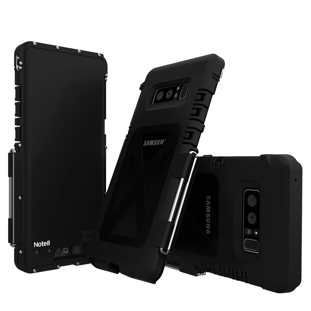 R-JUST чехол для Samsung S10 плюс S8 S9 S6 S7 Edge Чехол флип-чехол с алюминиевым металлическим