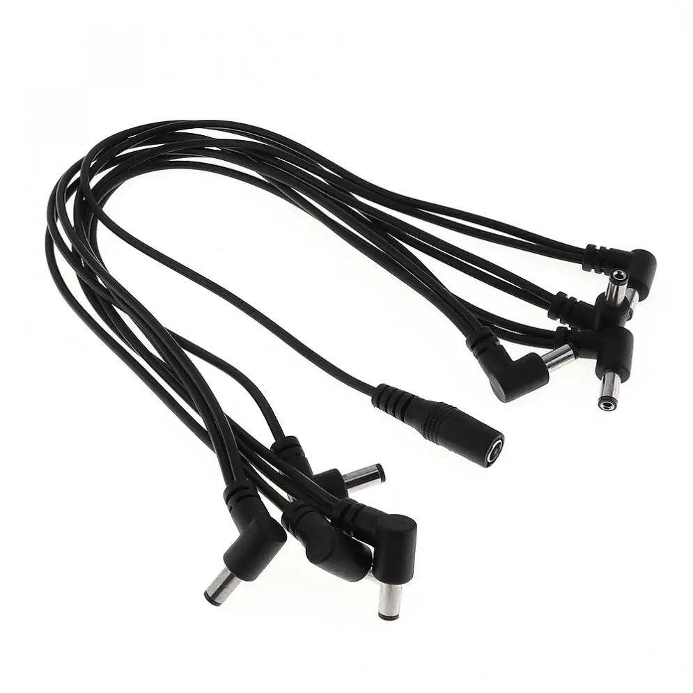 

8 Way Guitar Effect Pedal Daisy Chain 2.7M Copper Wire Power Supply Cable Splitter Guitar Cables Pedalboard Accessories