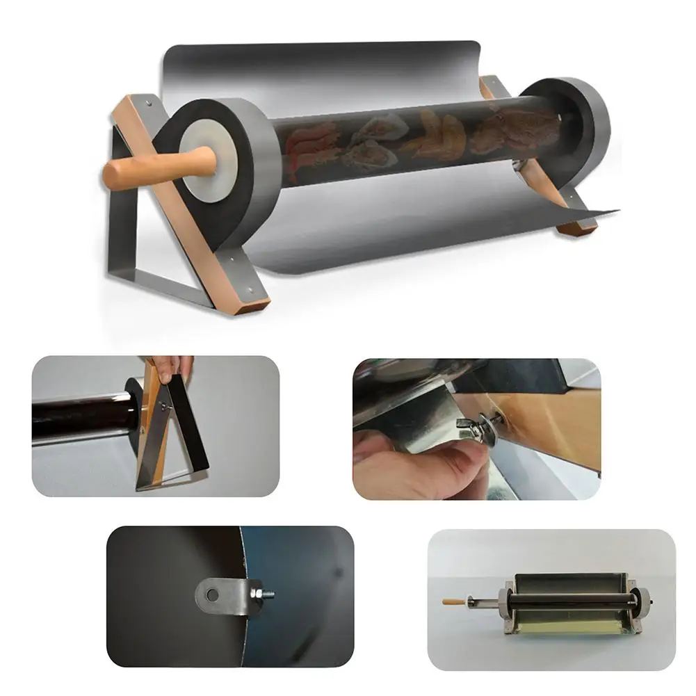 Многофункциональная солнечная печь зеленая Солнечная трубчатая плита